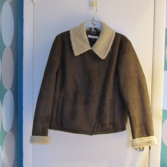Liz Claiborne Jackets & Blazers - Liz Claiborne Faux Suede Jacket Size L